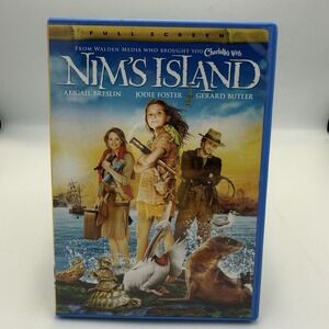 Nim's Island (DVD, 2008, Full Screen) Very Good Condition